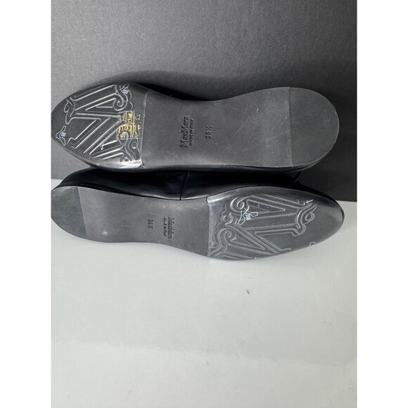MaxMara Max Mara Norma Black Leather Ballet Flats EU 36.5 US 6.5 New - Picture 9 of 9